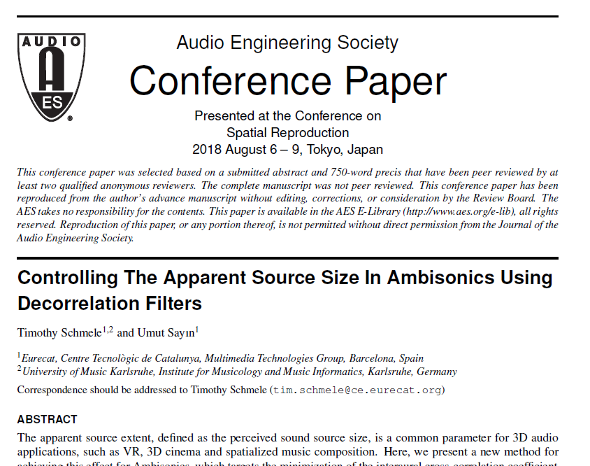 Paper presented at ASE Tokyo